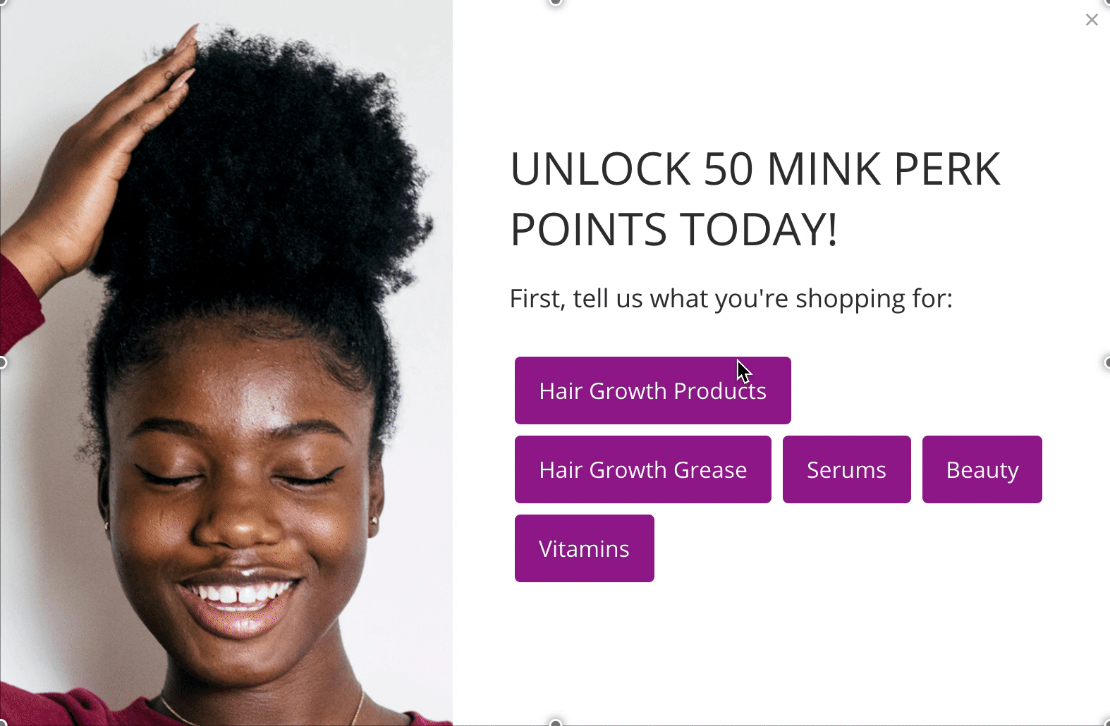 Mink hair growth discount